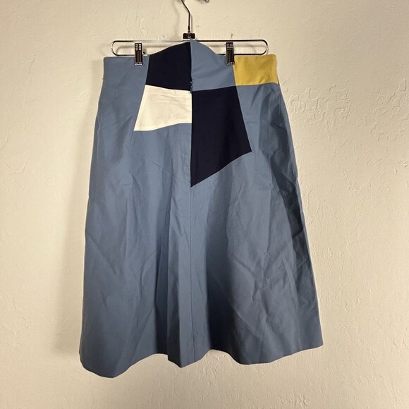 Yves Saint Laurent Patchwork Cotton A-Line Skirt Size F44 Spring/Summer 2008 - Picture 2 of 10